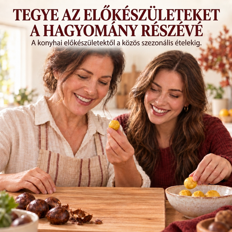 🌰1+1 INGYEN🔪 Multifunkciós gesztenyevágó és hámozó eszköz