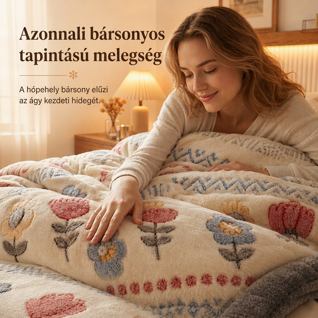 đïž Double-Sided Sherpa Fleece Comforter â Vastag, meleg tĂ©li paplan, puha bĂĄrsonyos tapintĂĄssal âïž