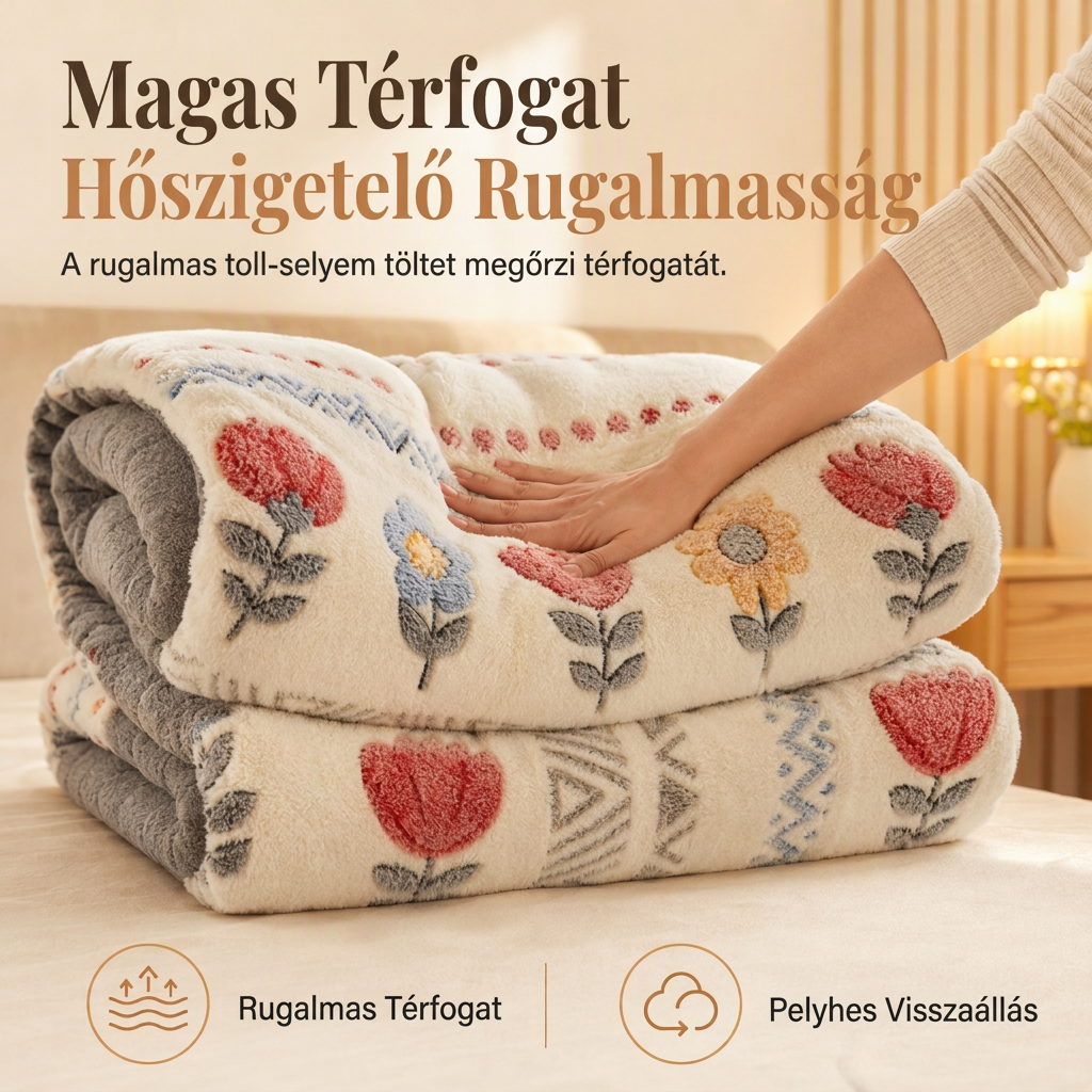đïž Double-Sided Sherpa Fleece Comforter â Vastag, meleg tĂ©li paplan, puha bĂĄrsonyos tapintĂĄssal âïž