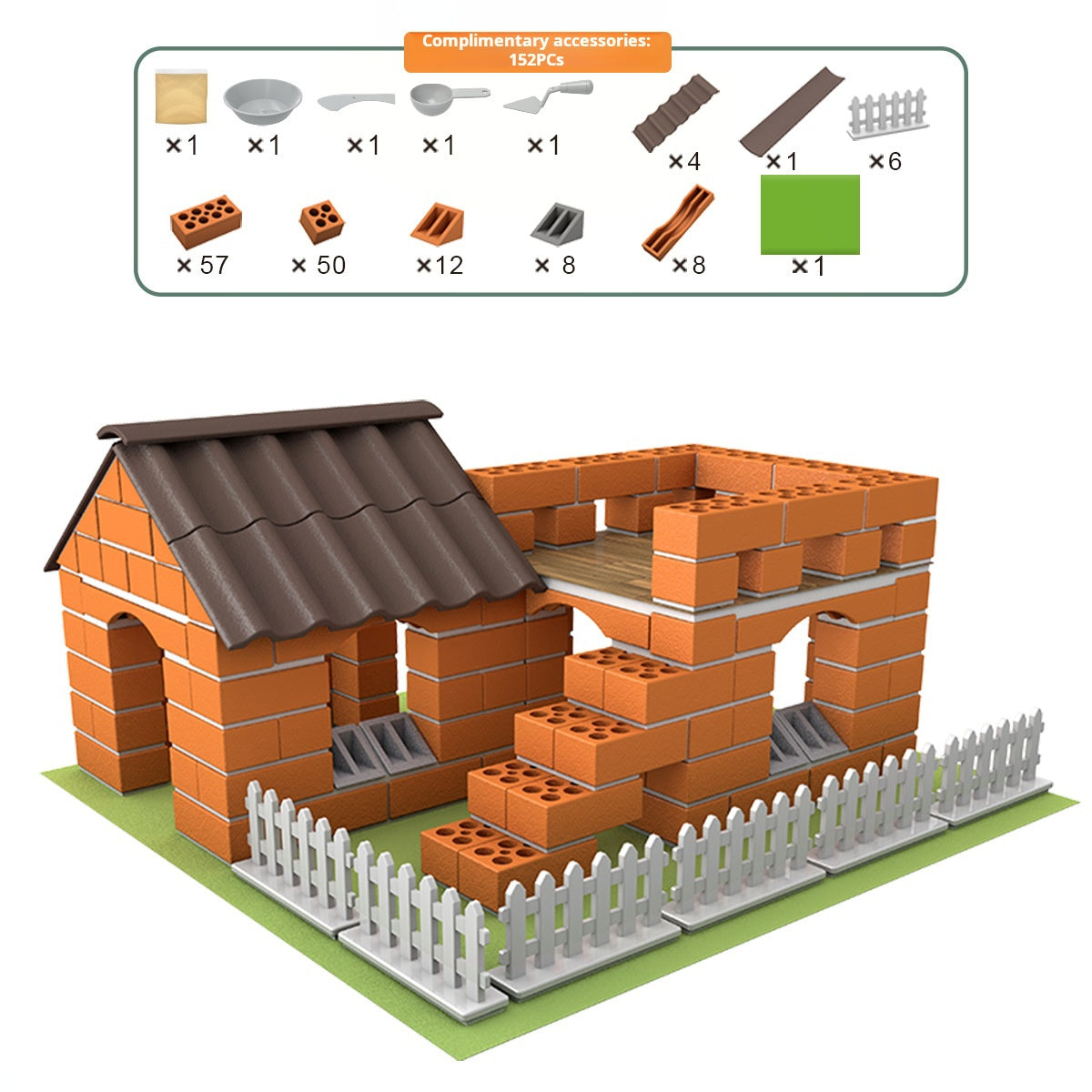 🏠Összeszerelhető mini épület építőkészlet