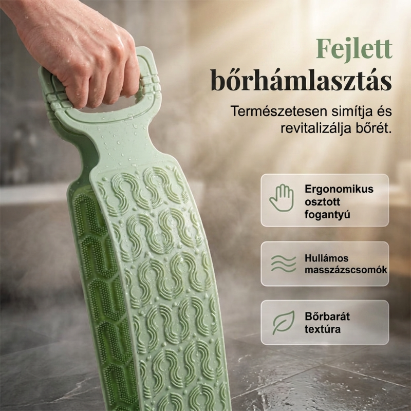 đ KĂ©nyelmes szilikon hĂĄtmosĂł kefe â Könnyebb tisztĂĄlkodĂĄs hajolgatĂĄs nĂ©lkĂŒl