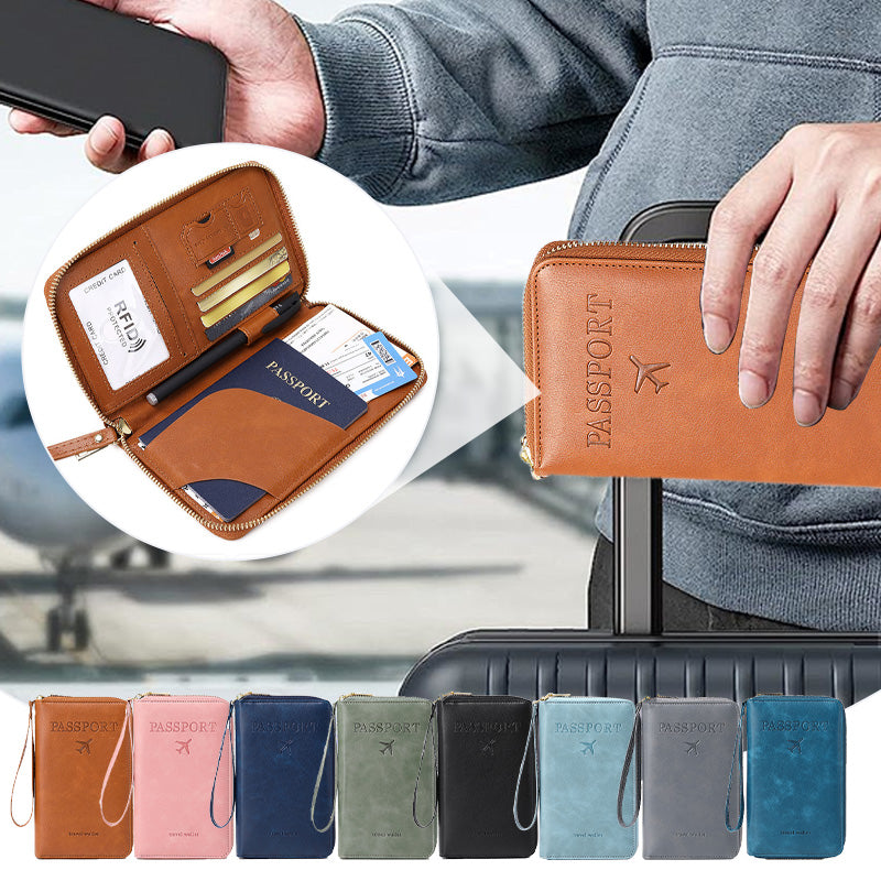 🧳2025 Turisztikai Kötelezettség✈️Multifunkcionális RFID Útlevéltárca