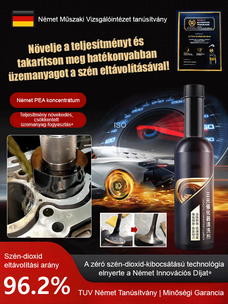 Teljesen új frissítés! Háromkomponensű lerakódástisztító és karbantartó kettő az egyben.