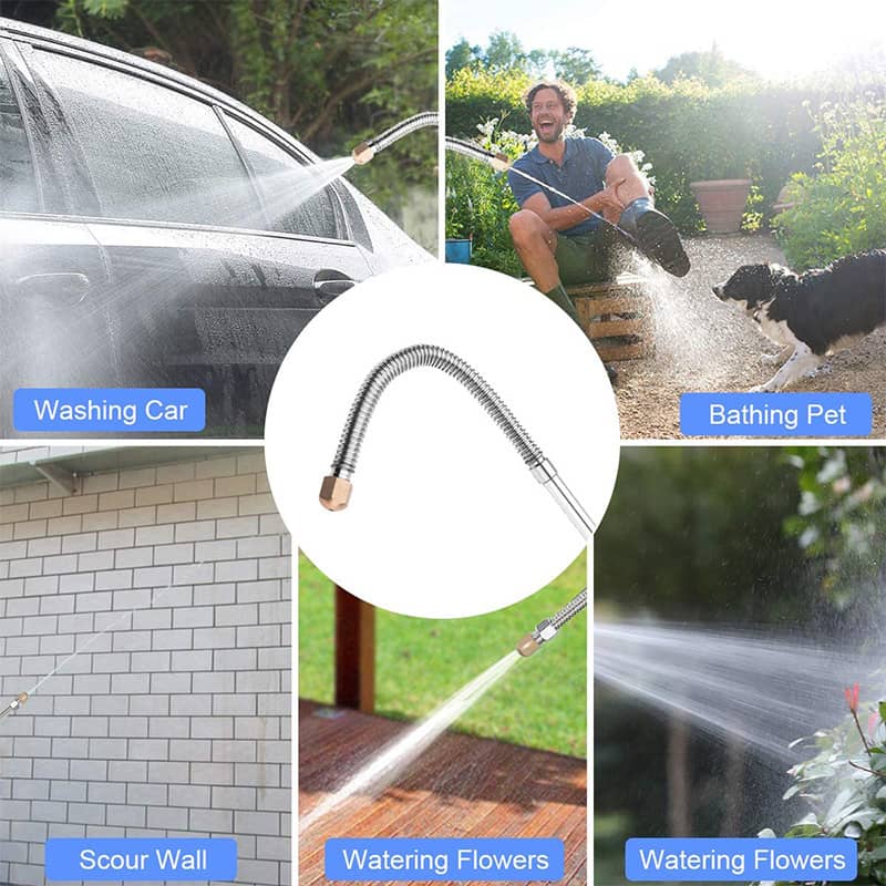 đ§ŒđȘ NyomĂĄsos TisztĂtĂł HabfukĂł ĂllĂthatĂł FĂșvĂłkĂĄval â 2 az 1-ben AutĂł Ă©s Terasz TisztĂtĂł KiegĂ©szĂtĆ (SĂĄrgarĂ©z Gyors CsatlakozĂł) đâš