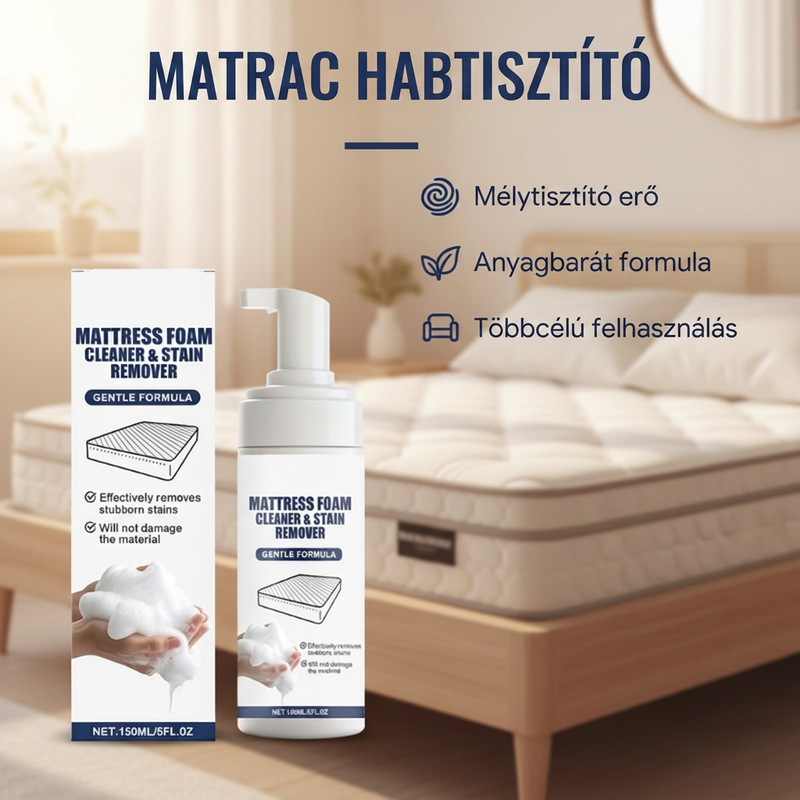 đđȘ TöbbfĂ©le felĂŒletre alkalmas matrac-habtisztĂtĂł đ§