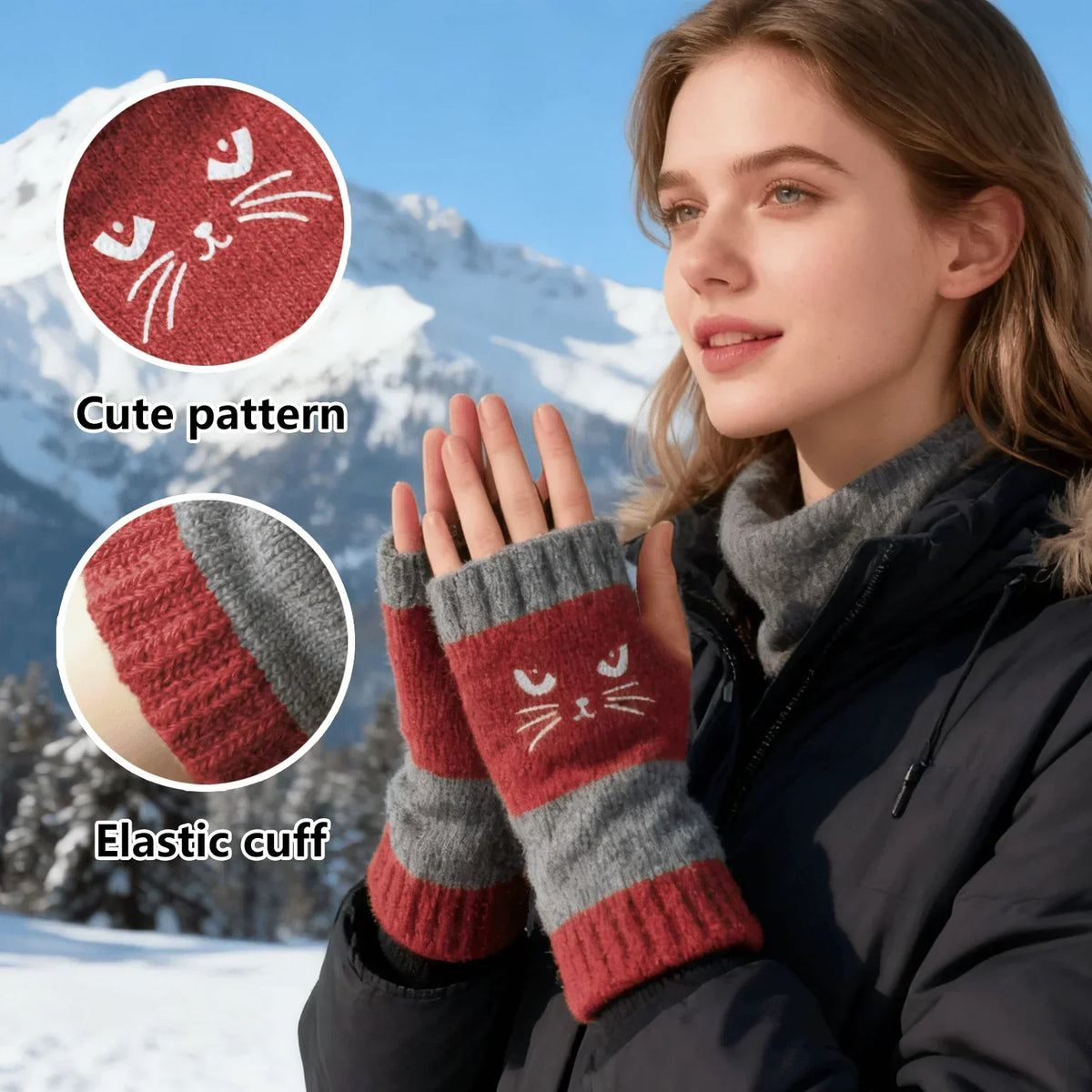 đ± Cuki nĆi kötött macskĂĄs kesztyƱđ§€đ§¶