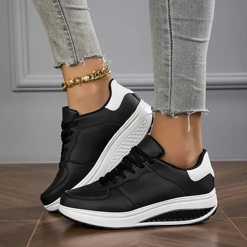 🔥 Utolsó napi akció 50% kedvezménnyel - Női divatos, lélegző, platformos ortopéd cipők