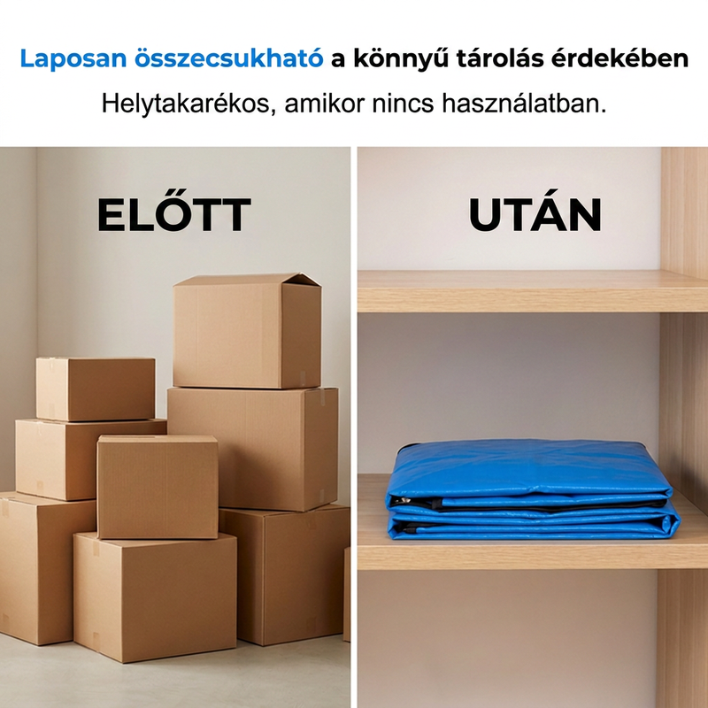đđŠ ĂsszecsukhatĂł TĂĄrolĂł Ă©s KöltöztetĆ TĂĄska â Extra Nagy KapacitĂĄs, Lapra HajtogathatĂł DizĂĄjn, MegerĆsĂtett FogantyĂșk otthoni SzervezĂ©shez Ă©s KöltözĂ©shez đ đ
