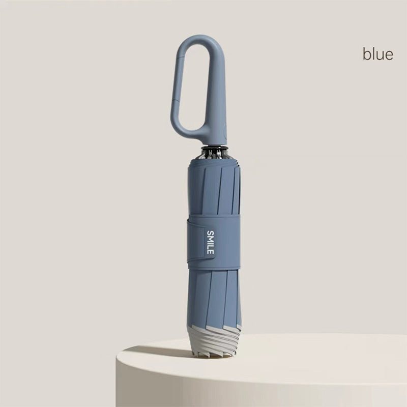 ☂️✨ Fényvisszaverő biztonsági csíkos esernyő! Fordított tágulás és összehúzódás fröccsenő víz nélkül, jó láthatóság homályos környezetben