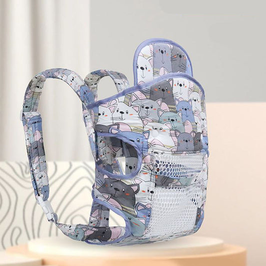 👶Többfunkciós, mellkasra rögzíthető, két vállpántos babahordozó