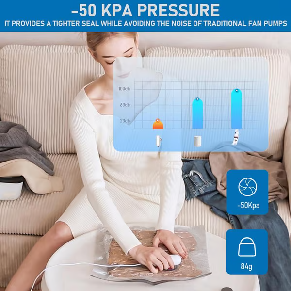 🔥 USB elektromos vákuum kompressziós zsák