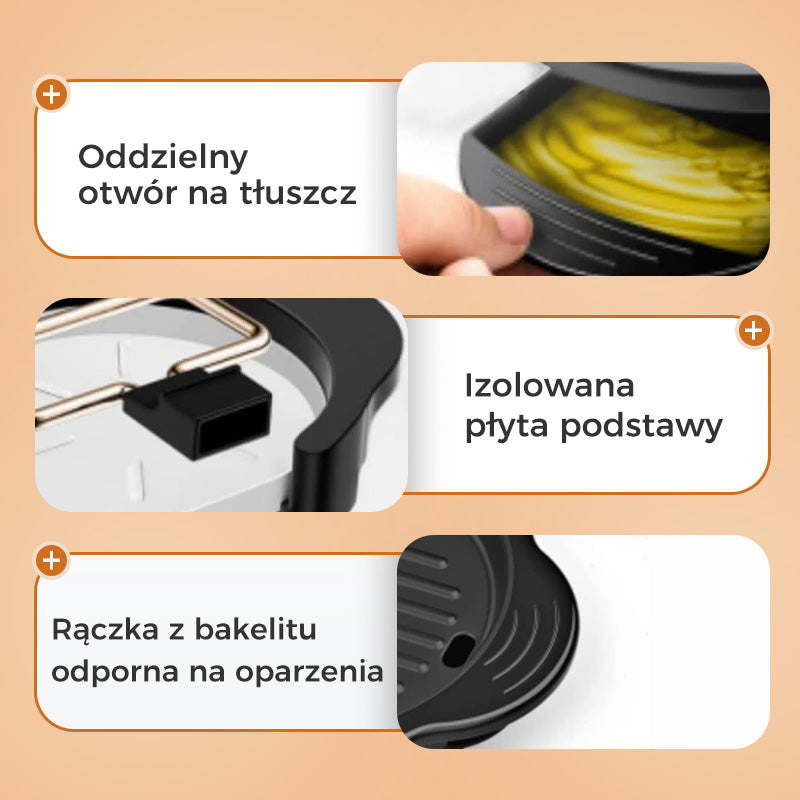Kombinált grill és forró edény