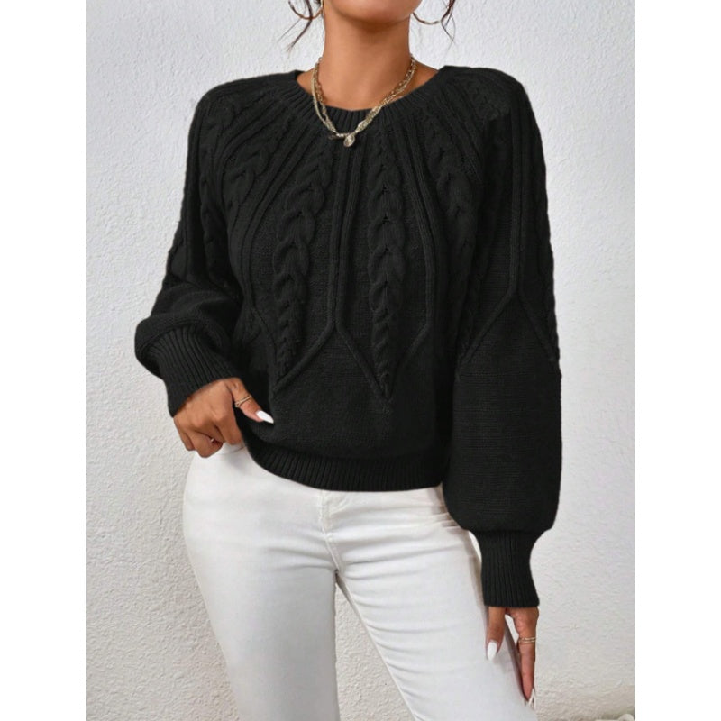 【S-2XL】✨Női lezser hosszú ujjú kötött blúz
