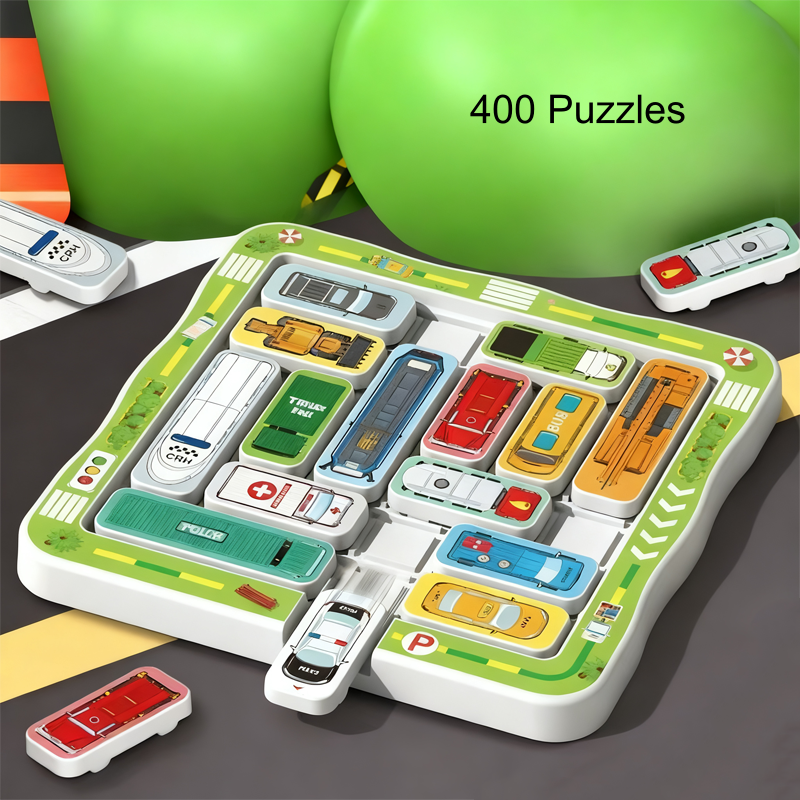 ✨Gyermek parkolási kirakós🧠Logikai gondolkodási puzzle 400/800 Puzzle