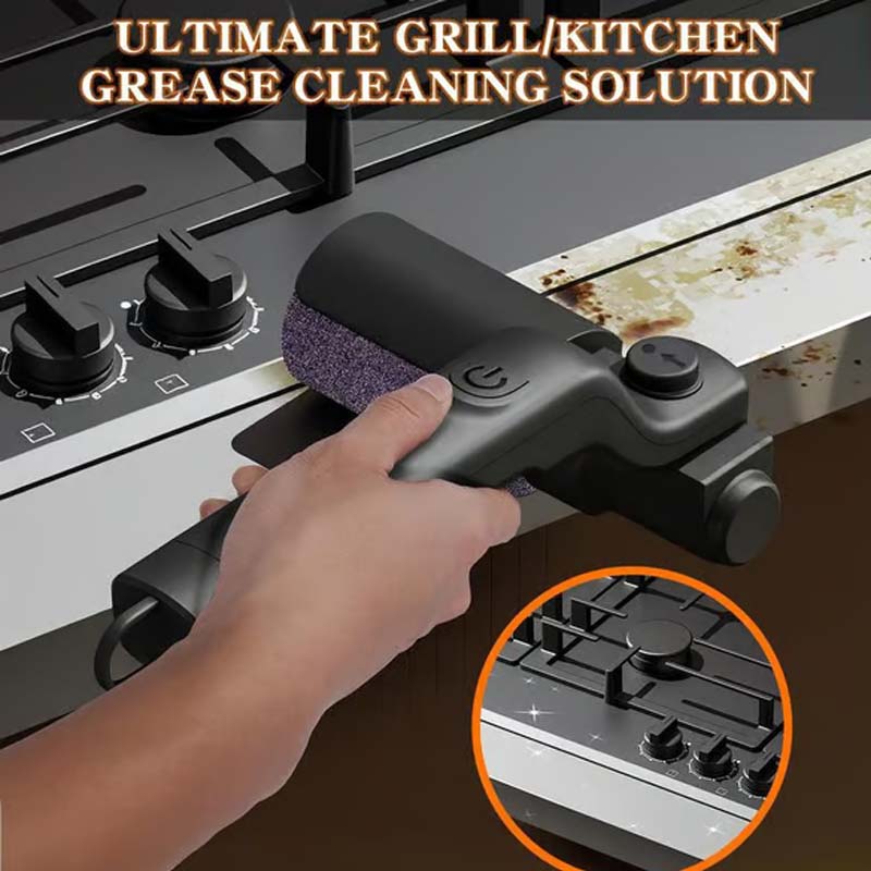 đ§Œ VezetĂ©k NĂ©lkĂŒli Elektromos BBQ Grill Kefe TisztĂtĂł đ„đ | ErĆs forgĂłfej, 3 sebessĂ©gfokozat â ĂșjratölthetĆ, vĂzĂĄllĂł kivitel âĄ