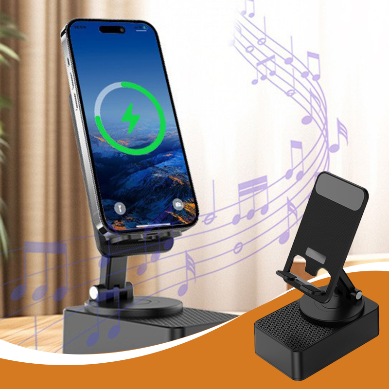 📱3 az 1-ben telefon tartó Bluetooth hangszóróval és power bankkal