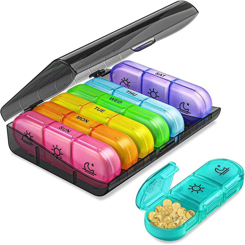 đ§ł 7 napos utazĂĄsi tablettatartĂł â KönnyƱ, kivehetĆ rekeszekkel