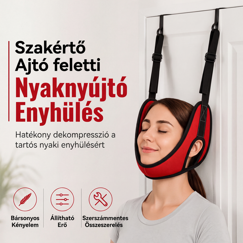 đââïžA nyaki fĂĄjdalom enyhĂtĂ©sĂ©re szolgĂĄlĂł, ajtĂłra szerelhetĆ, ĂĄllĂthatĂł nyaknyĂșjtĂłđ§