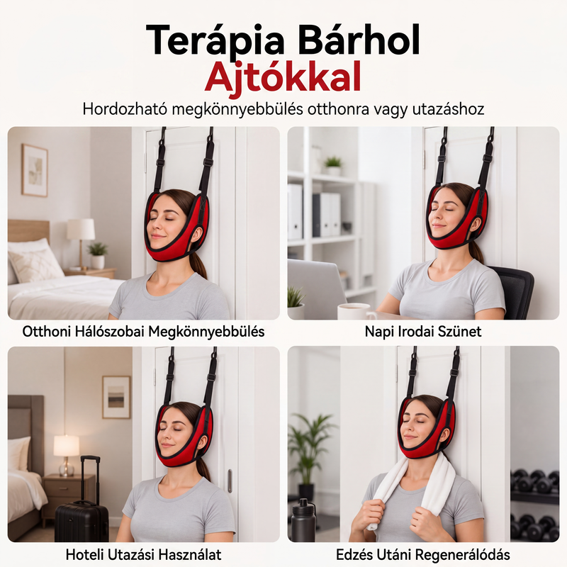 đââïžA nyaki fĂĄjdalom enyhĂtĂ©sĂ©re szolgĂĄlĂł, ajtĂłra szerelhetĆ, ĂĄllĂthatĂł nyaknyĂșjtĂłđ§