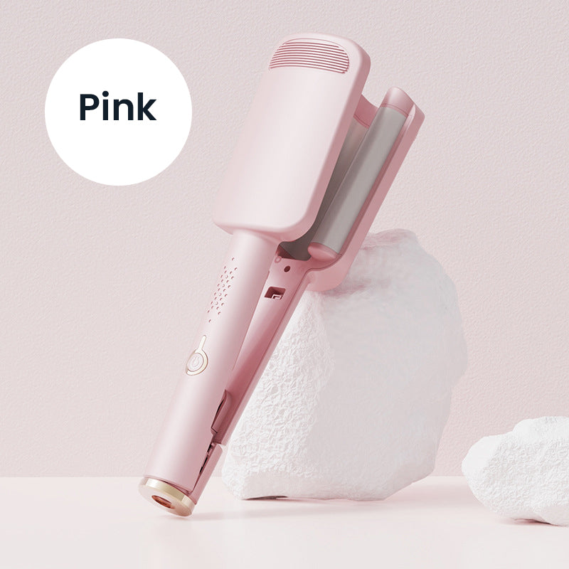 ✨32 mm-es hullámos negatív ionos hajsütővas – 4 fokozatban állítható hőmérséklet – szalonminőségű frizura otthon is💇♀️