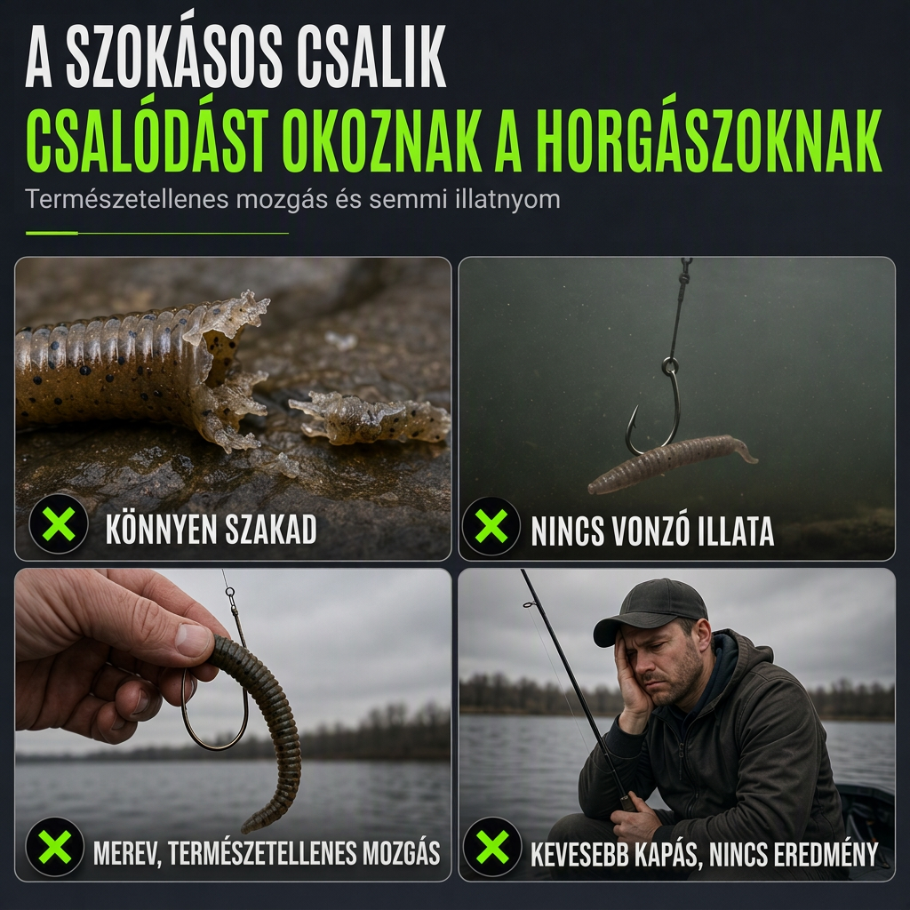 ⏰1 +1 Ingyen!🎣Bionikus földigiliszta-utánzatú lágycsali