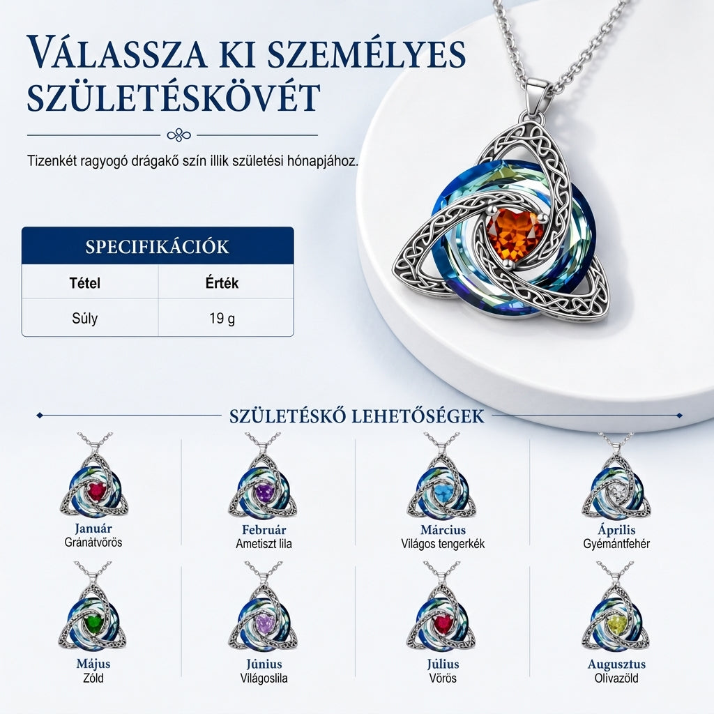 đ Keltikus csomĂłs nyaklĂĄnc â szĂv alakĂș cirkĂłnia, 12 szĂnben, ĂĄllĂthatĂł hosszĂșsĂĄgĂș. Egy elegĂĄns ajĂĄndĂ©k a kedvesednek! âšđ