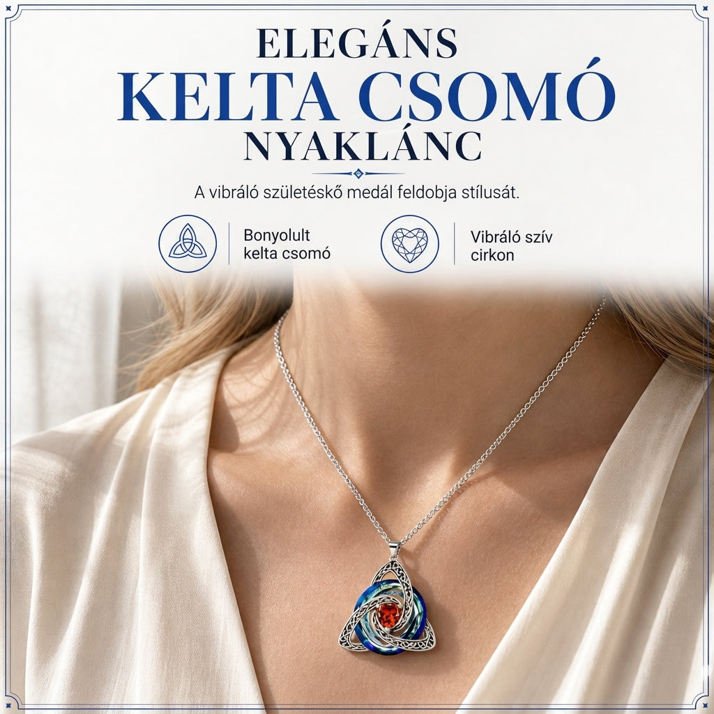 đ Keltikus csomĂłs nyaklĂĄnc â szĂv alakĂș cirkĂłnia, 12 szĂnben, ĂĄllĂthatĂł hosszĂșsĂĄgĂș. Egy elegĂĄns ajĂĄndĂ©k a kedvesednek! âšđ