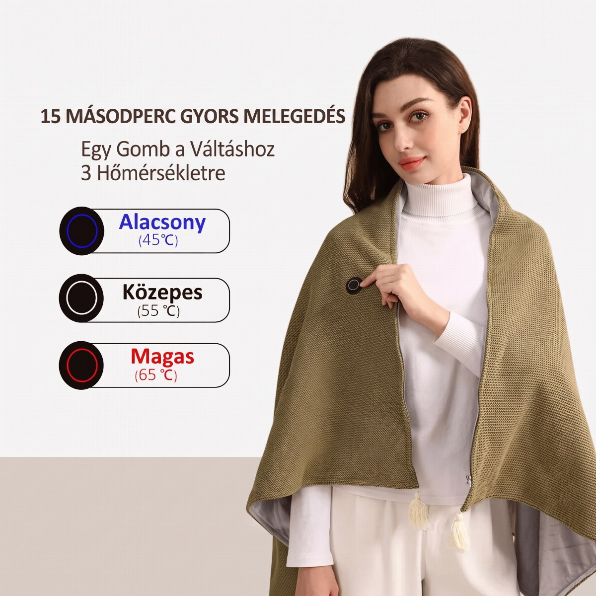 đ„IdĆkorlĂĄtozott akciĂł â 50% KEDVEZMĂNY! âïž Maradj Meleg EgĂ©sz TĂ©len â HordozhatĂł Elektromos FƱthetĆ TakarĂł KendĆ