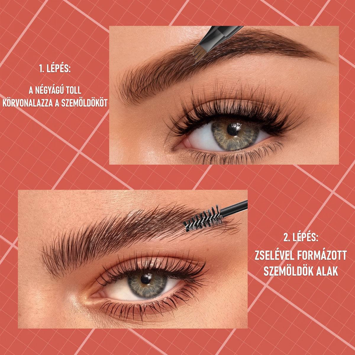 đ„2 az 1-ben szemceruza Ă©s szemöldökfixĂĄlĂł gĂ©l â sƱrƱbb Ă©s termĂ©szetesebb szemöldökformĂĄzĂĄshozđ„ł