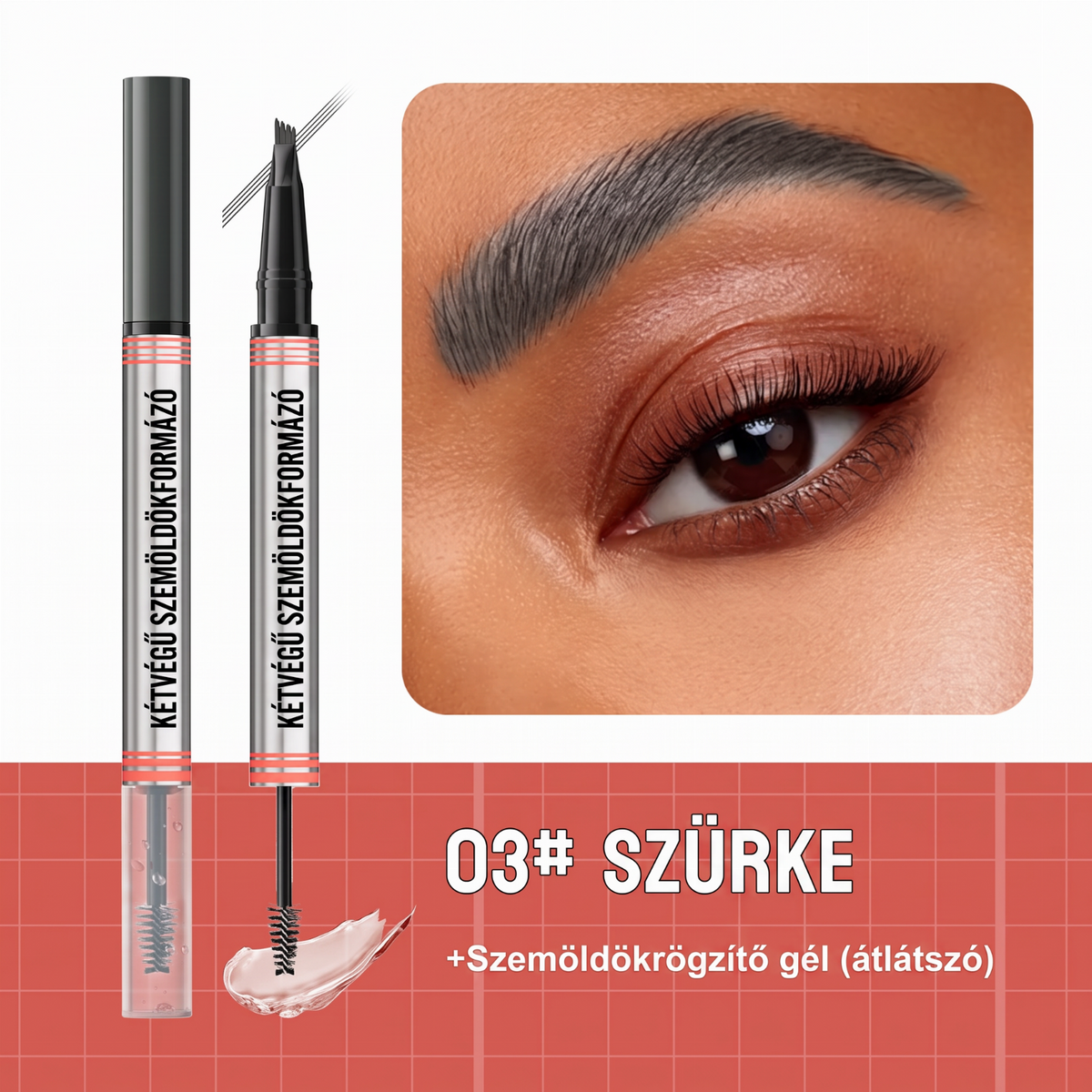 đ„2 az 1-ben szemceruza Ă©s szemöldökfixĂĄlĂł gĂ©l â sƱrƱbb Ă©s termĂ©szetesebb szemöldökformĂĄzĂĄshozđ„ł