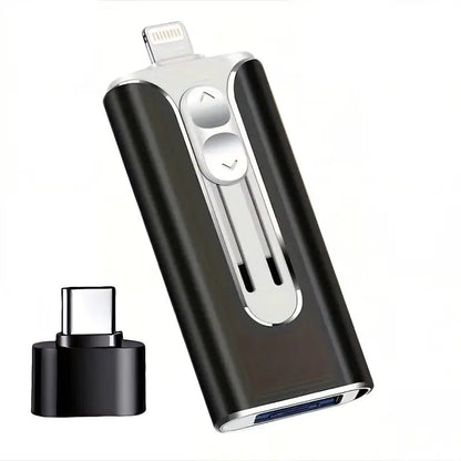 32~256GB Micro USB + 8 tűs + USB 3.0 4 az 1-ben mobiltelefon/számítógép U-lemez
