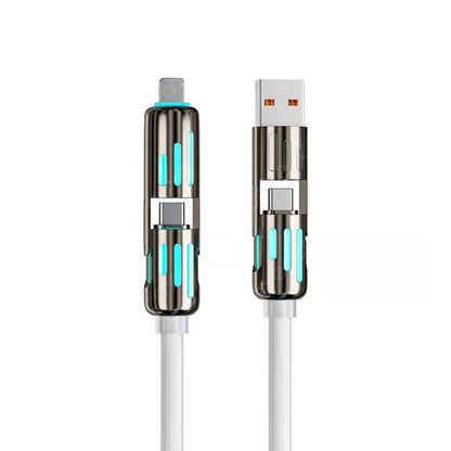 🔥4 az 1-ben USB töltőkábel, gyors töltés⚡