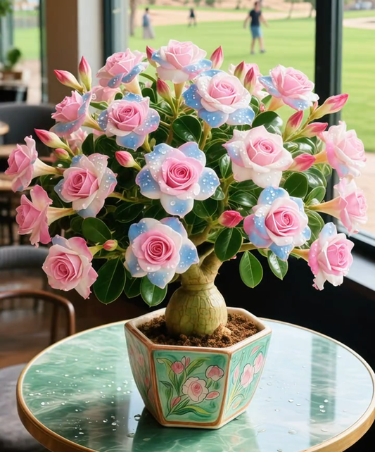 🌵 Sivatagi rózsa – egzotikus virágok, természetes szépség! 🌺✨