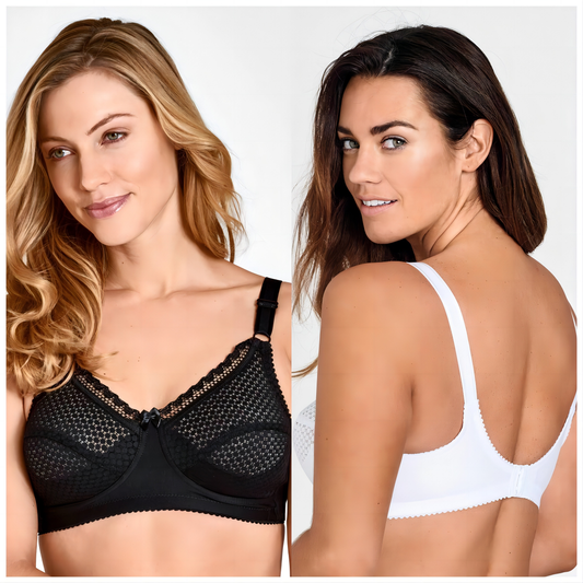 (4 db) Tiszta pamut pöttyös fehérnemű