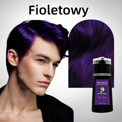 Azonnali színező hatású hajsampon - Szakáll és haj