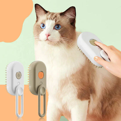 🐱🐶✨3 az 1-ben gőzölős kefék háziállatoknak