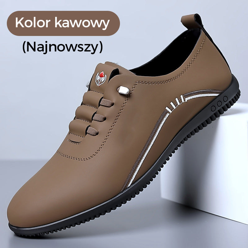 🔥Hot Ale 2025👞Könnyű és légáteresztő férfi fűző nélküli cipők