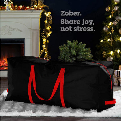 🎄Újévi akciók -60% KEDVEZMÉNY!!⚡TÖBB MINT 50 000 ELADOTT!🔥Tartós, vízálló karácsonyfa tárolótáska