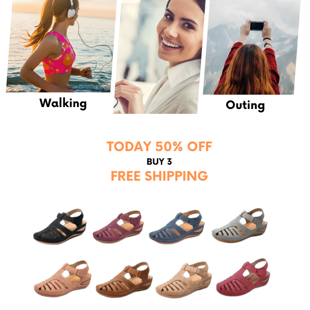 👡Prémium könnyű bőr szandál – Ortopédikus, kényelmes, stílusos✨🎁
