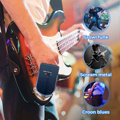 🎸Mini hordozható elektromos gitár erősítő készlet