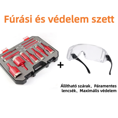 🔩 Professzionális szárazfúrásos lyukfűrész-készlet (6–35 mm)