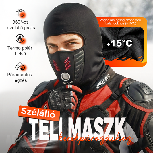 💞 Szélálló sisak téli használatra, unisex