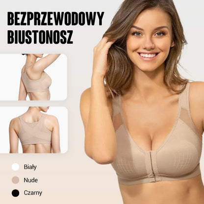 💝Női vezeték nélküli elülső gombos melltartó