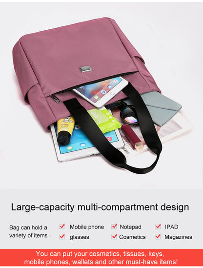 🔥Vízálló nylon válltáska nagy kapacitással és több zsebbel👜