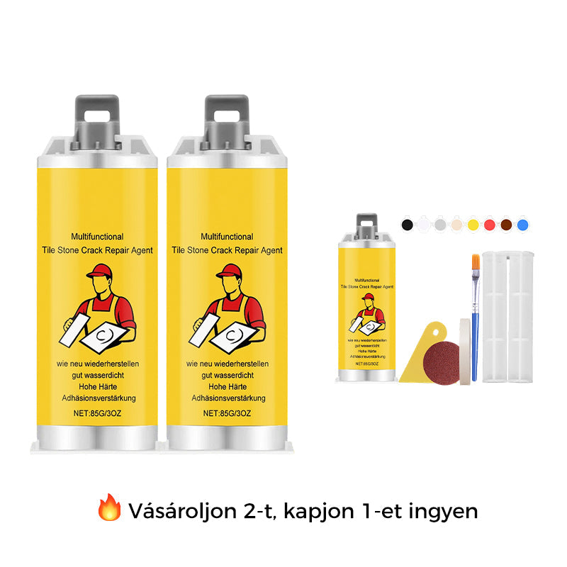 🧱 Többfunkciós javító készletek csempe- és kőrepedésekhez💧