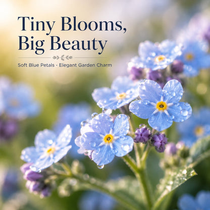 Blue Memory Nefelejcs magok – Minőségileg ellenőrzött Cottage Garden Blooms 🌿💙