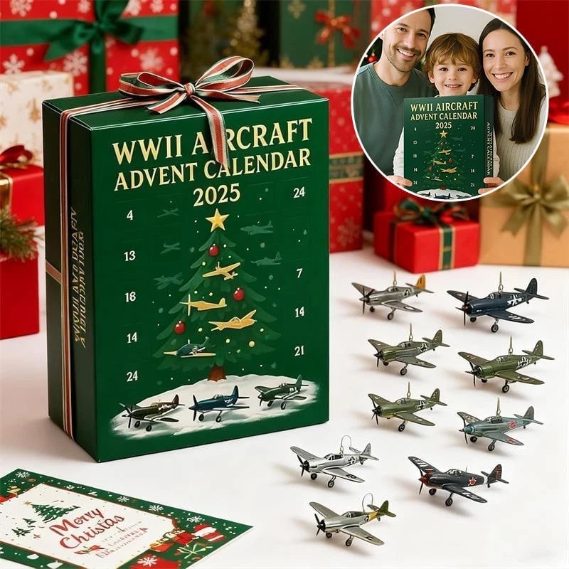 Repülőgép adventi naptár 2025 II. világháborús repülőgép