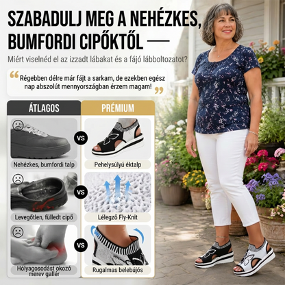 🦋👡Női szabadidős, nyitott orrú, vastag talpú strandpapucs (EU 36-43) 🏖️