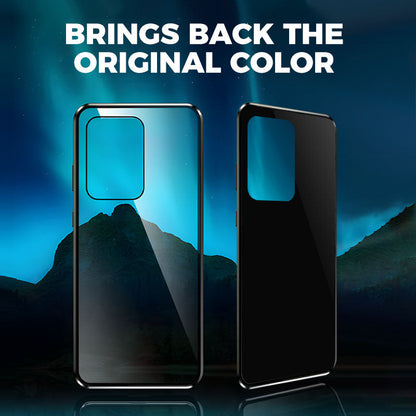 💥Mágneses edzett üveg kétoldalas telefon tok Samsung S23-S25 sorozathoz