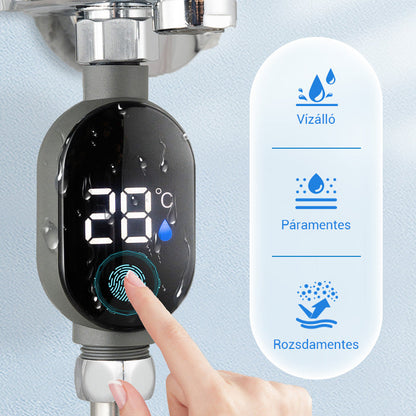 💧Zuhanyhőmérő🌡️ Nincs több találgatás – azonnali hőmérséklet! 🚿